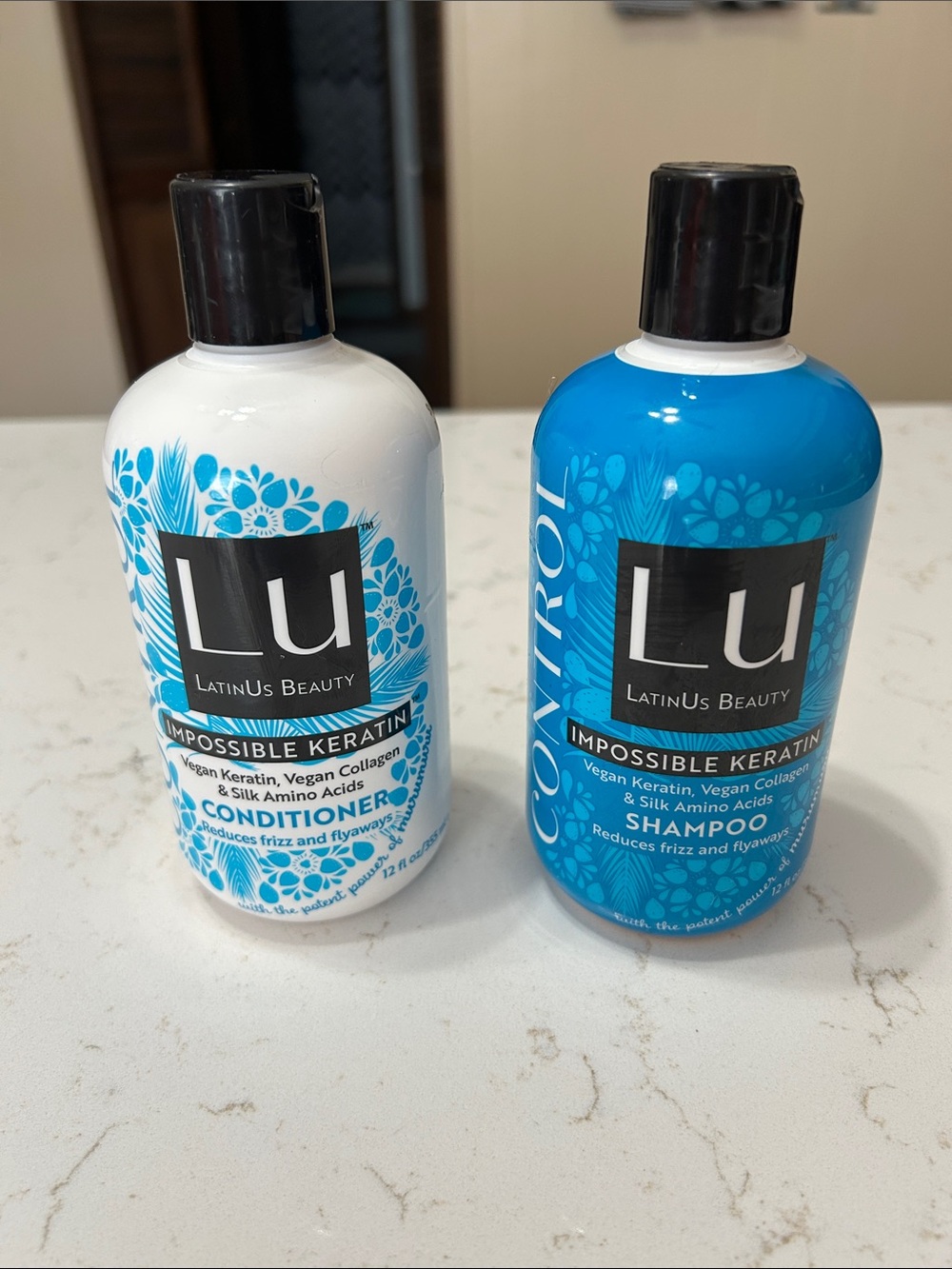 Lu LatinUs Beauty Impossible Keratin Vegan Shampoo & Conditioner Set